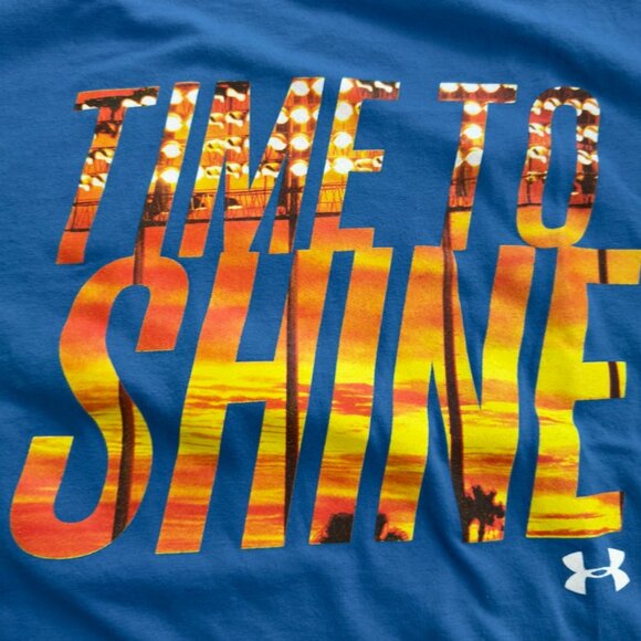 Under Armour “Time to Shine” Tee + Layer 8 Quick-Dry Shorts – Size XL - Picture 4 of 12